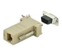 ASSMANN - Adaptateur série - DB-9 (P) pour RJ-45 (R) - vis moletées - beige