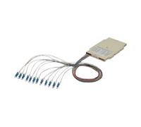 DIGITUS Cassette d'épissure Fibre Optique - 12 Pigtails - pré-assemblé - LC - OM4 - teinté dans la Masse Selon DIN IEC 60304 - Blanc Pur