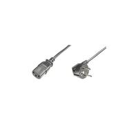 ASSMANN - Câble d'alimentation - power IEC 60320 C13 pour power CEE 7/7 (M) - CA 250 V - 5 m - connecteur à 90°, moulé - noir