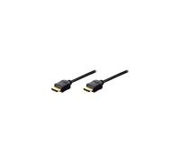 ASSMANN - Câble HDMI avec Ethernet - HDMI mâle pour HDMI mâle - 3 m - triple blindage - noir