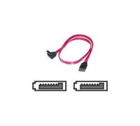 ASSMANN - Câble SATA - Serial ATA 150/300/600 - SATA pour SATA - 50 cm - connecteur à angle gauche, plat - rouge
