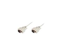ASSMANN - Câble série - DB-9 (M) pour DB-9 (M) - 3 m - moulé, vis moletées - beige
