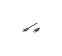 Cables USB DIGITUS ASSMANN - Câble USB - 24 pin USB-C (M) pour 24 pin USB-C (M) - USB 2.0 - 1.8 m - moulé - noir