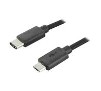 Digitus AK-300137-018-S Câble Adaptateur Micro USB vers USB Type C Noir