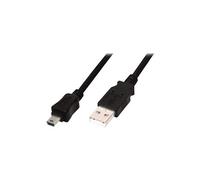 ASSMANN - Câble USB - USB (M) pour mini USB type B (M) - USB 2.0 - 3 m - moulé - noir