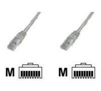 ASSMANN - Cordon de raccordement - RJ-45 (M) pour RJ-45 (M) - 1 m - UTP - CAT 5e - gris G