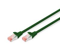 CAT 6 S-FTP patch cord, Cu, LSZH AWG 27/7, length 10 m, color green