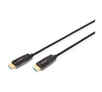 Digitus Câble HDMI AOC fibre optique hybride Type A M/M 30 m UHD 8K@60Hz Or