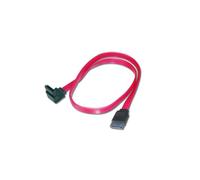 ASSMANN Electronic Câble SATA I 0.5m, Connecteurs 2x SATA 7-pin Femelle/Femelle, Noir et Rouge, Réf. AK-400104-005-R