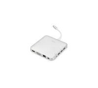 Assmann electronic da-70863 usb 3.1 (3.1 gen 2) type-c argent station daccueil