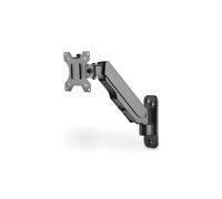 ASSMANN Electronic DA-90396 Support Mural/Bureau pour écran 17"-32" (43.2-81.3cm), VESA 75x75/100x100, Charge 8kg, Pivot 180°, Rotation 180°, Noir
