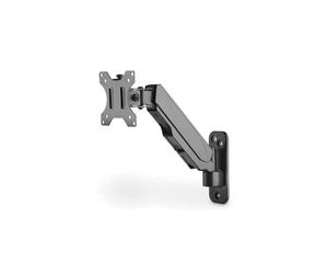 ASSMANN Electronic DA-90396 Support Mural/Bureau pour écran 17"-32" (43.2-81.3cm), VESA 75x75/100x100, Charge 8kg, Pivot 180°, Rotation 180°, Noir