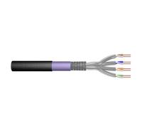 Professional - Câble en vrac - 500 m - SFTP, PiMF - CAT 7 - extérieur, solide - noir, RAL 9005
