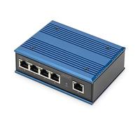 ASSMANN Electronic DN-651120 commutateur réseau Gigabit Ethernet (10/100/1000) Connexion Ethernet, supportant l'alimentation via ce port (PoE) Noir, Bleu