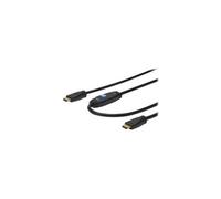 ASSMANN HDMI High Speed with Ethernet - Câble HDMI avec Ethernet - HDMI mâle pour HDMI mâle - 15 m - double blindage - noir