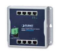 Assmann PLANET Industrial 8x GE T Wall-mount Switch