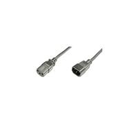 ASSMANN - Rallonge de câble d'alimentation - IEC 60320 C14 pour power IEC 60320 C13 - 1.8 m - noir