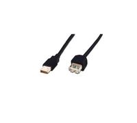 Digitus Câble rallonge USB 2.0 Type A mâle/femelle 5 m Bleu