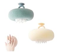 Associating Super Soft Sunflower Suction Cup Bath Ball, 2025 Upgrade 2-in-1 Sunflower Bath Ball, Exfoliating Bath Sponge Cleaning Brush(2pc-d)