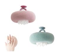 Associating Super Soft Sunflower Suction Cup Bath Ball, 2025 Upgrade 2-in-1 Sunflower Bath Ball, Exfoliating Bath Sponge Cleaning Brush(2pc-a)