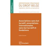 Associations sans but lucratif, associations internationales sans but lucratif et fondations