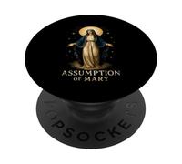 Assomption of Mary Catholic Marian Gifts PopSockets PopGrip Adhésif