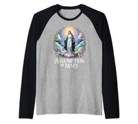 Assomption of Mary Couronne Florale dévotion catholique Manche Raglan