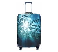ASSORT Seabed Housse de protection élastique pour valise, anti-rayures, lavable, multi-tailles, Blanc, X-Large