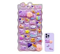 Assorted 3D Sticker Pack - Decorative Adhesive Decals, Raised Design Stickers for Laptops, Mini Pet Stickers, Kids Craft Decor with Textured Foam, Colorful Vinyl Sheets for Scrapbooks Cases Organizing