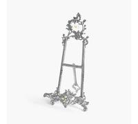 ACL Chevalet - Support d'assiette antique pour affichage - Présentoir de cartes argenté idéal pour menu, mariage, peintures - Mini chevalets multifonctions pour événements spéciaux 16 POUNCES