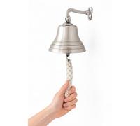 Assorted Collections Accessoires de Bar pour la Maison - Cloche de dernière Commande - Cloche de pub - Décorations Nautiques - Cloche Murale avec Un Son Fort, idéale pour Noël, Cloche d'argent