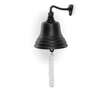Assorted Collections Cloche à Main pour Bar | Décoration Murale Nautique | Cloche Noire Unique avec Son Puissant, idéale pour Noël, Une réception ou Un pub, 6 Pouces