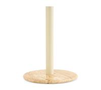 Assorted Collections Distributeur de Papier essuie-Tout de Cuisine sur Pied avec Base en marbre pour Rouleau de Papier de Cuisine Standard, Tendance Classique (Ivoire)