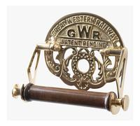 Assorted Collections GWR Porte-Rouleau de Papier Toilette Fixation Murale Porte-Papier Toilette de Style Victorien pour Salle de Bain Porte-Rouleau de Papier Fantaisie en Laiton Installation Facile