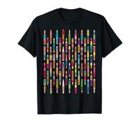Assorted Colorful Fountain Pens for Collectors T-Shirt