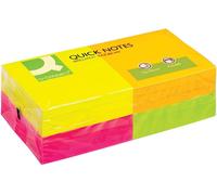 Assorti Quick Note Repositionnable Pad-Neon