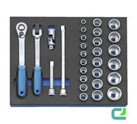 Assortiment 1/2 IN Check-Tool-Modul 29-teilig GEDORE 2005 CT2-D 19
