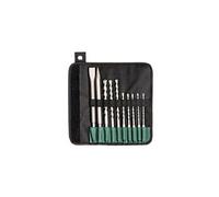 Assortiment 10 pièces de forets SDS-Plus et burins en étui souple