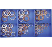 Assortiment 100 joints alu/cuivre DIN 7603