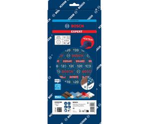 Assortiment 110 Abrasifs EXPERT O780 125 + 1 Casquette - Ø125 mm - BOSCH - 061599766T