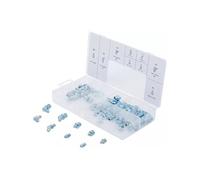 assortiment 70 graisseurs a visser metriques/pouces, droit et coudee -
