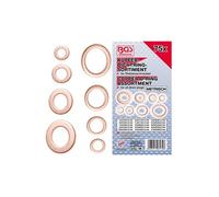 assortiment bgs bagues, rondelles, 75 joints d'etancheite en cuivre -