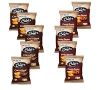 ASSORTIMENT Chips BRET'S - 10 Paquets : Chips Poulet Braisé (5 x 125 gr) + Chips Saveur Côte de Bœuf Grillée (5 x 125 gr)