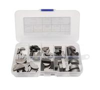 Assortiment complet de 80 clés Woodruff mécaniques en acier au carbone avec boîte pour une fixation sécurisée de la poulie