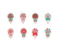 Assortiment d'accessoires pour sapin de Noël à suspendre pour décoration saisonnière - Décorations de Noël sûres pour la famille