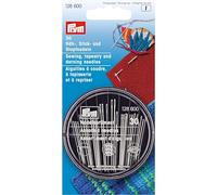 PRYM - Assortiment d'aiguilles à coudre - Acier - Boîte 30 pièces pour broder et repriser