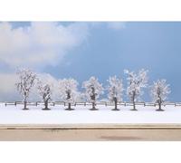 Assortiment darbres arbres dhiver NOCH 25075 80 à 100 mm blanc neige 7 pc(s)