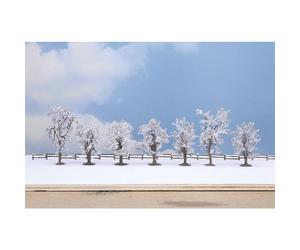 Assortiment d'arbres arbres d'hiver NOCH 25075 80 à 100 mm blanc neige 7 pc(s)