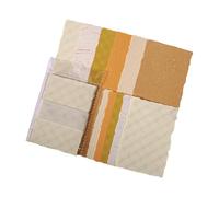 Assortiment d'autocollants tactiles pour scrapbooking, ensemble de 12 pour journaux artistiques, livres de mémoire et personnalisation d'autocollants de journal artisanal en papier