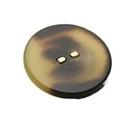 Assortiment de 10 boutons en résine de 15mm à 27,5mm, Brun, 25mm 10 pièces